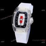 Swiss Copy Richard Mille Sapphire RM007 Watch Clear Case Diamond Dial